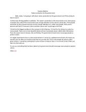 Nature protection by the government