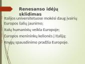 Renesansas XIV – XVI a. 17 puslapis