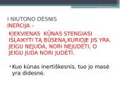 I, II ir III Niutono dėsniai 2 puslapis