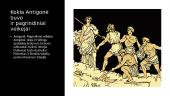 Graikų dramos teatro kilmė, Sofoklio tragedijos ,,Antigonė" pagrindinė mintis, bei problemos, kurios aktualios ir šiandien 5 puslapis