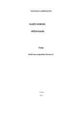 Kodėl man (ne)patinka literatūra?