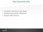 Vaikų adaptacija darželyje ir elgesio ydos 10 puslapis