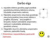 Pasiruošimas “Elektros” skyriaus laboratoriniams darbams 17 puslapis