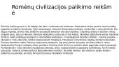 Romėnų civilizacijos kultūros palikimas 11 puslapis