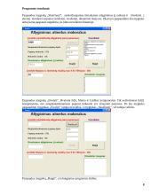 Klasių aprašymas ir duomenų spausdinimas į failą 8 puslapis