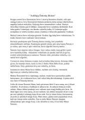 "Aukštųjų Šimonių likimas" - analizė