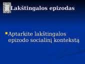 "Metai" - lakštingalos epizodo analizė  13 puslapis