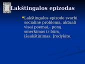 "Metai" - lakštingalos epizodo analizė  15 puslapis