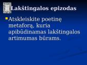 "Metai" - lakštingalos epizodo analizė  17 puslapis