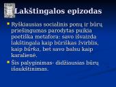 "Metai" - lakštingalos epizodo analizė  18 puslapis