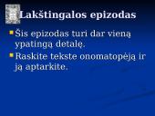 "Metai" - lakštingalos epizodo analizė  19 puslapis