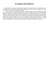 Ką žmogui teikia tikėjimas?