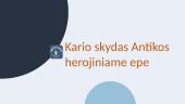 Kario skydas antikos herojiniame epe