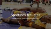 Sportinės traumos ir jų gydymas