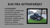 Autoavarijos. Jų pasekmės žmonėms 3 puslapis
