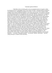 "Vakarėjant gražios dobilienos" analizė