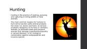 Advantages and disadvantages of hunting 2 puslapis