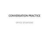 Conversation Practice
