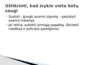 Avarija. Kaip iškviesti pagalbą. 2 puslapis