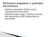 Avarija. Kaip iškviesti pagalbą. 3 puslapis