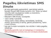 Avarija. Kaip iškviesti pagalbą. 5 puslapis