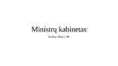 Ministrų kabinetas