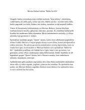 Moriso Bežaro baletas "Ballet for life"