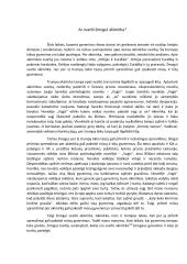 Ar svarbi žmogui akimirka?