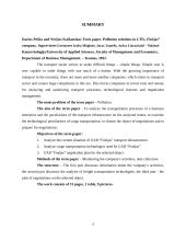 UAB „Finėjas“ transporto infrastruktūros analizė 2 puslapis