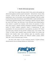 UAB „Finėjas“ transporto infrastruktūros analizė 5 puslapis