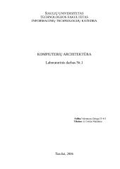 Paprastų programų sudarymas ir vykdymas