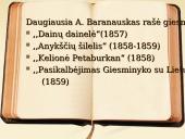Antanas Baranauskas - gyvenimas ir kūryba 12 puslapis