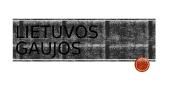 Lietuvos gaujos