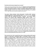 Kaip lietuvių literatūroje atsispindi tautos praeitis? 