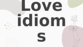 Love idioms