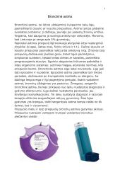 Bronchinė astma ir kaip su ja gyventi