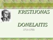 Kristijonas Donelaitis 1714-1780 