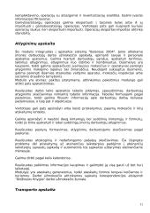 Apskaitos programos BALANSAS 2004 diegimo UAB "Rivilėje" specifikacija. 11 puslapis