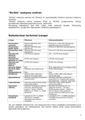 Apskaitos programos BALANSAS 2004 diegimo UAB "Rivilėje" specifikacija. 6 puslapis