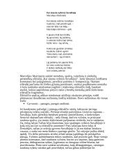 M. Martinaitis "Kaip sirpsta vyšnios Suvalkijoj" interpretacija