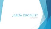 "Balta drobulė" - poeto ir išeivio paveikslai