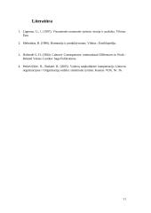 Kultūrinių veiksnių įtaka susitikimams, deryboms ir multikultūrės komandos formavimui 11 puslapis