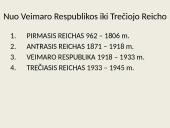 Trečiasis reichas. Nacistinė Vokietija  3 puslapis