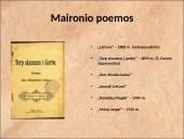 Maironis - Jonas Mačiulis (1862 - 1932) 10 puslapis