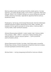 Baranausko poema "Anykščių šilelis" 2 puslapis