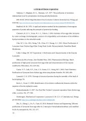 Fermento lizocimo išskyrimas ir gryninimas iš vištos kiaušinio 13 puslapis