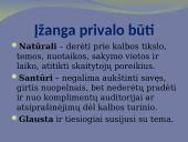 Kalbėjimo ir bendravimo būdai. Viešoji kalba 11 puslapis