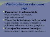 Kalbėjimo ir bendravimo būdai. Viešoji kalba 6 puslapis