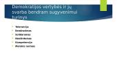 Pagrindinės demokratijos vertybės ir jų svarba bendram sugyvenimui 3 puslapis