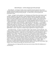 Humaniškumas – esminis žmogaus gyvenimo principas (Biliūnas, Šatrijos Ragana)